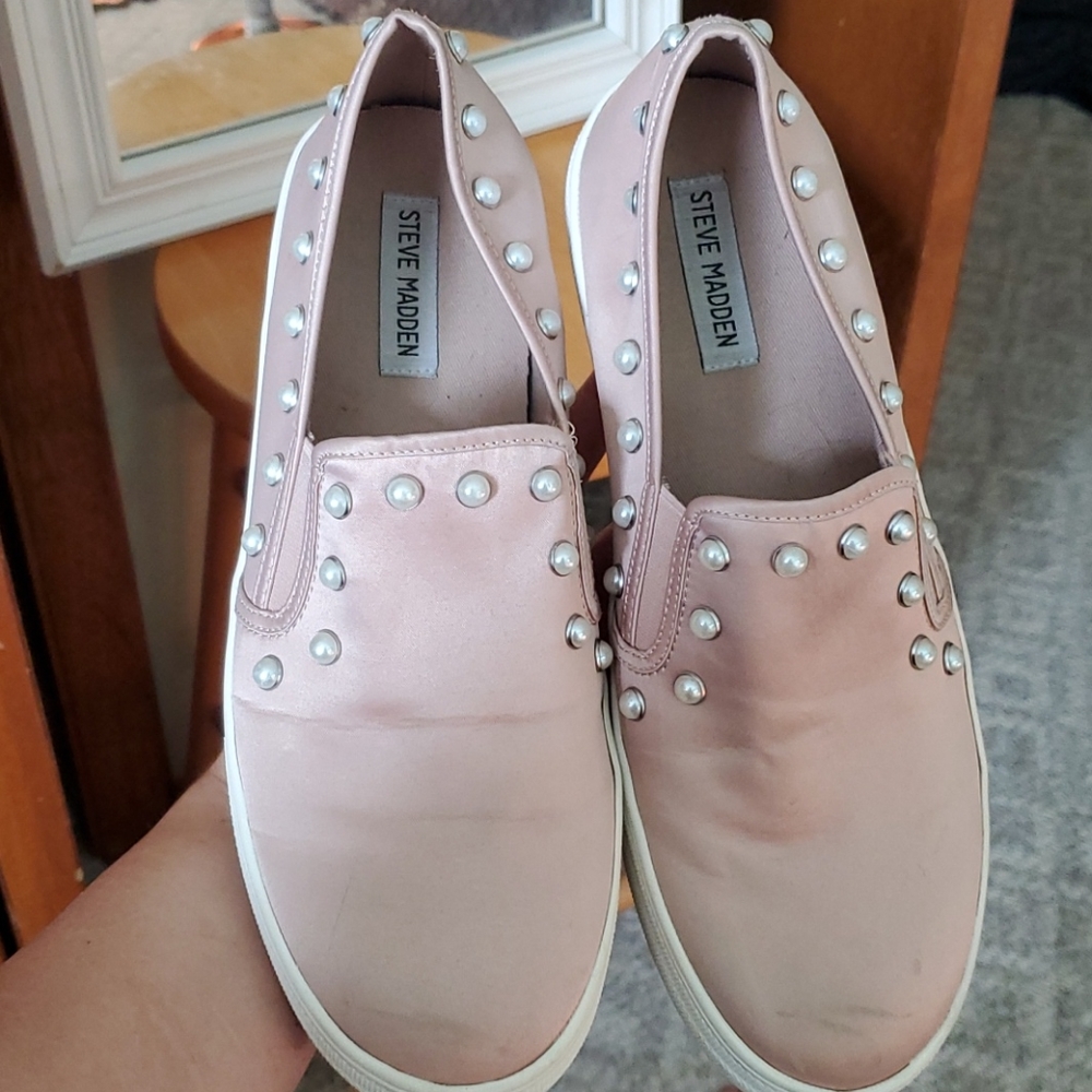 Steve madden pearl shoes